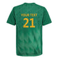 South Africa Cricket Custom Rugby Jersey African King Proteas Green