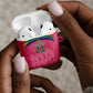 South Africa Cricket Custom AirPods Case African King Proteas Pink
