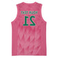 South Africa Cricket Custom Basketball Jersey African King Proteas Pink - African Pride