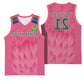 South Africa Cricket Custom Basketball Jersey African King Proteas Pink - African Pride