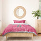 South Africa Cricket Custom Bedding Set African King Proteas Pink