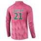 South Africa Cricket Custom Button Sweatshirt African King Proteas Pink