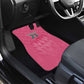 South Africa Cricket Custom Car Mats African King Proteas Pink