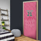 South Africa Cricket Custom Door Cover African King Proteas Pink