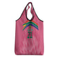South Africa Cricket Custom Grocery Bag African King Proteas Pink