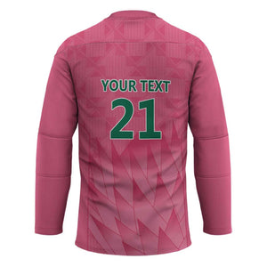 South Africa Cricket Custom Hockey Jersey African King Proteas Pink
