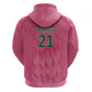 South Africa Cricket Custom Hoodie African King Proteas Pink