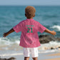 South Africa Cricket Custom Kid Hawaiian Shirt African King Proteas Pink