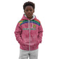 South Africa Cricket Custom Kid Hoodie African King Proteas Pink