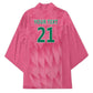 South Africa Cricket Custom Kimono African King Proteas Pink