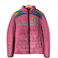 South Africa Cricket Custom Padded Jacket African King Proteas Pink