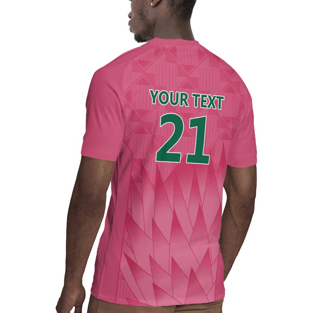 South Africa Cricket Custom Rugby Jersey African King Proteas Pink