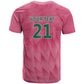 South Africa Cricket Custom T shirt African King Proteas Pink