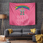 South Africa Cricket Custom Tapestry African King Proteas Pink