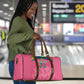 South Africa Cricket Custom Travel Bag African King Proteas Pink