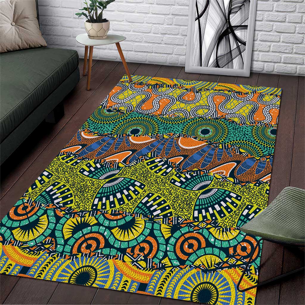 African Area Rug Africa Tribal Mixed Pattern Area Rug by African Pride
