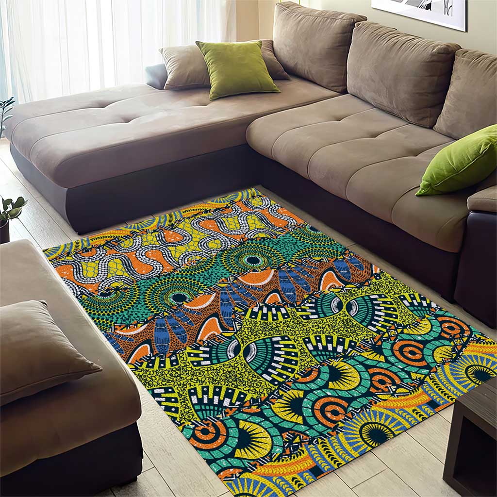 Africa Tribal Mixed Pattern Area Rug - African Pride
