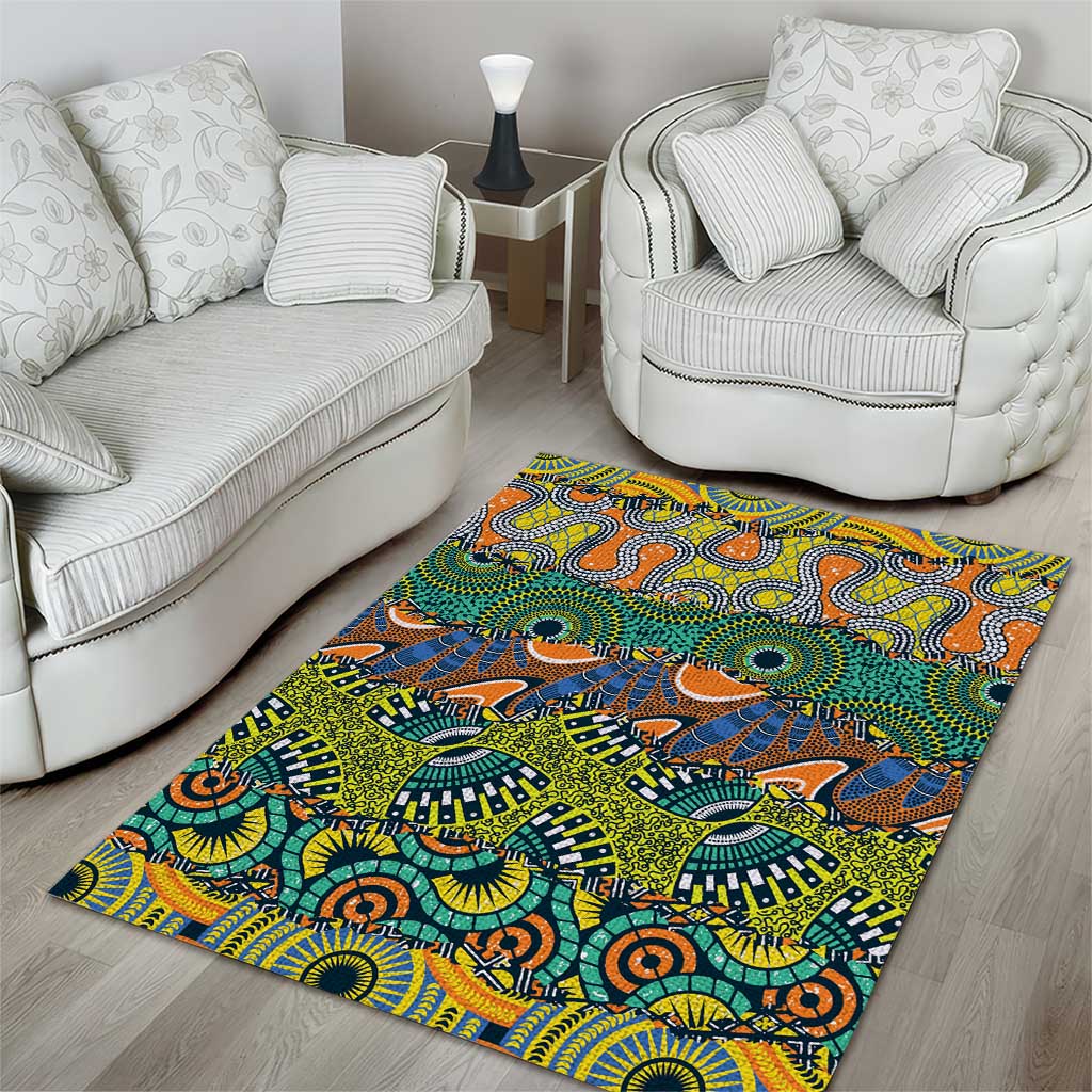 Africa Tribal Mixed Pattern Area Rug - African Pride