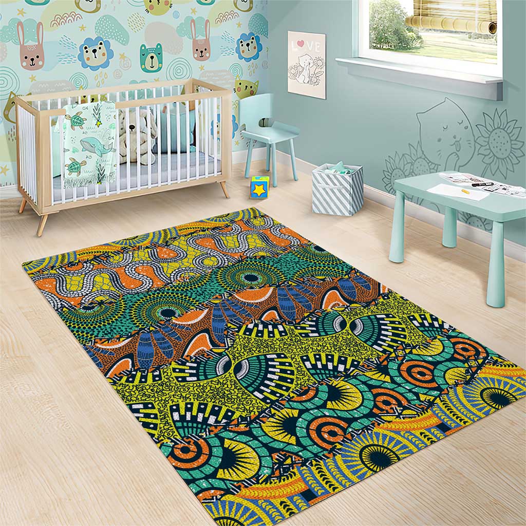 Africa Tribal Mixed Pattern Area Rug - African Pride