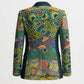 Africa Tribal Mixed Pattern Blazer