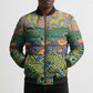 Africa Tribal Mixed Pattern Bomber Puffer Jacket