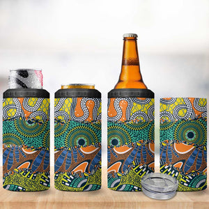 Africa Tribal Mixed Pattern 4 in 1 Can Cooler Tumbler - African Pride