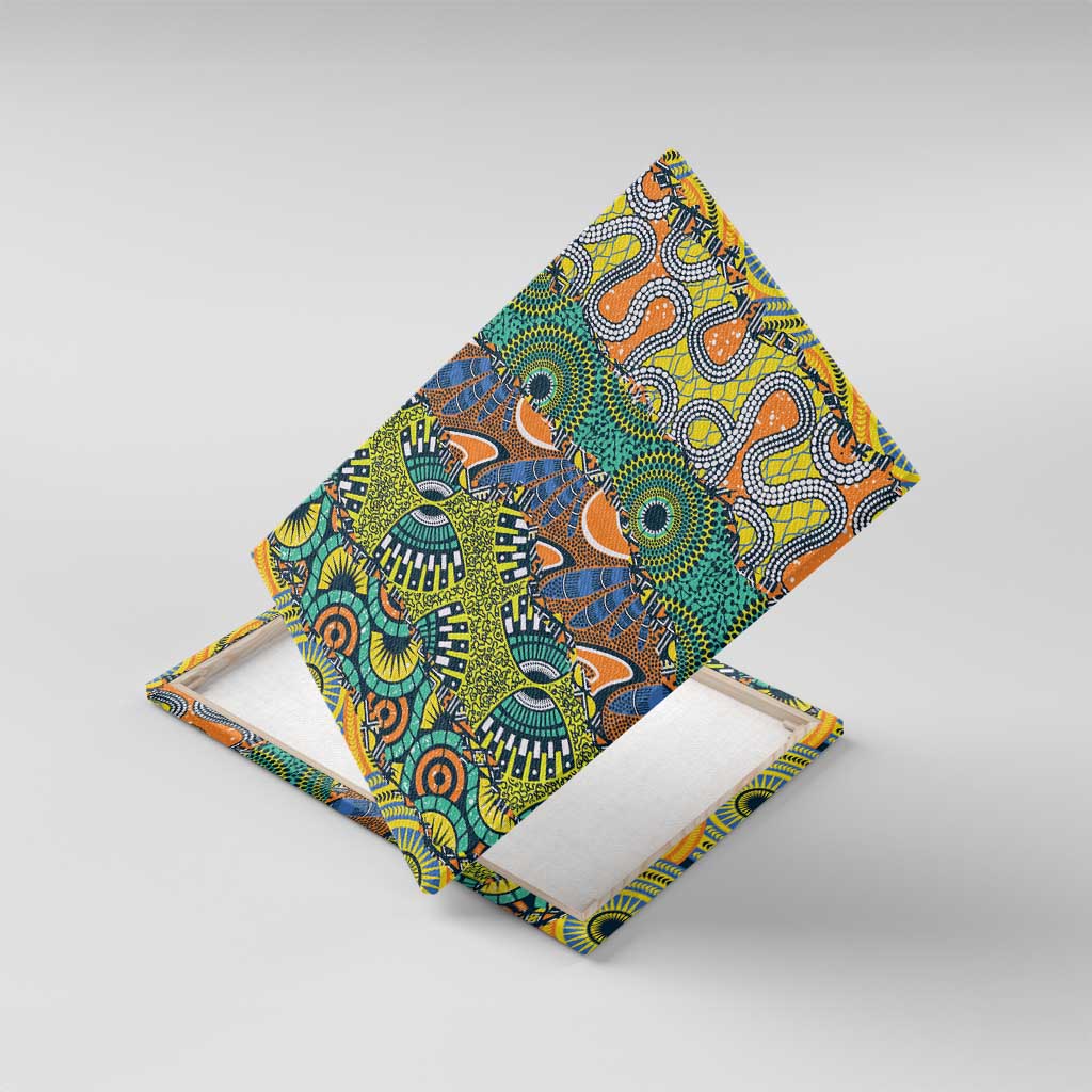 Africa Tribal Mixed Pattern Canvas Wall Art - African Pride