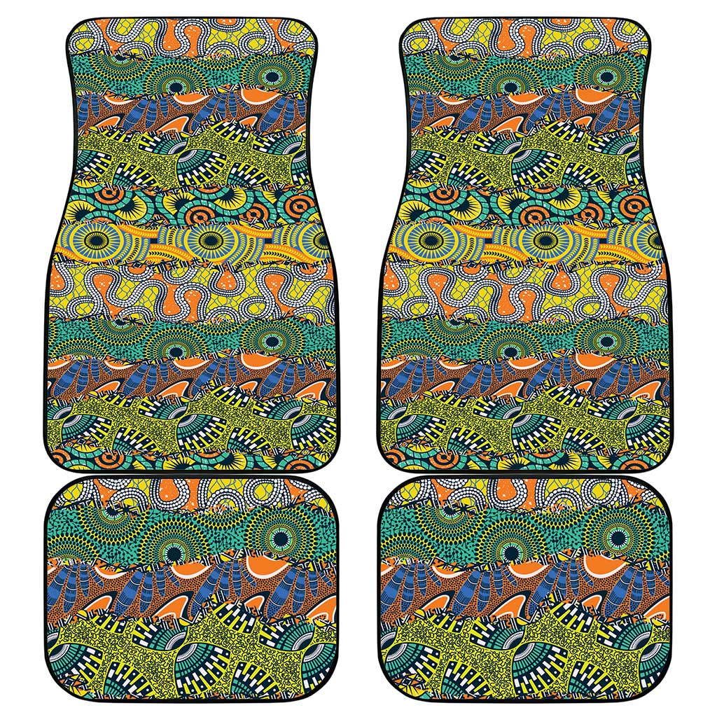 Africa Tribal Mixed Pattern Car Mats - African Pride