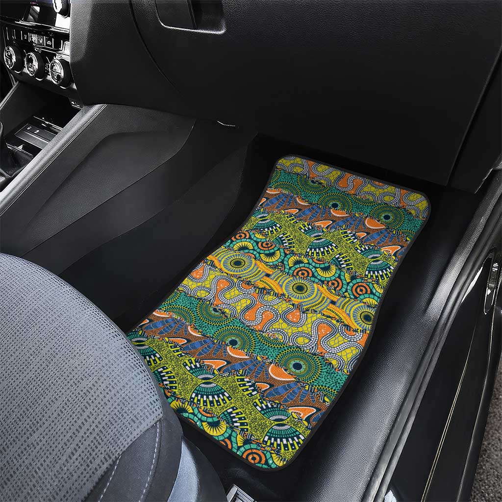 Africa Tribal Mixed Pattern Car Mats - African Pride