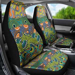 Africa Tribal Mixed Pattern Car Seat Cover - African Pride