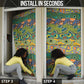 Africa Tribal Mixed Pattern Door Cover
