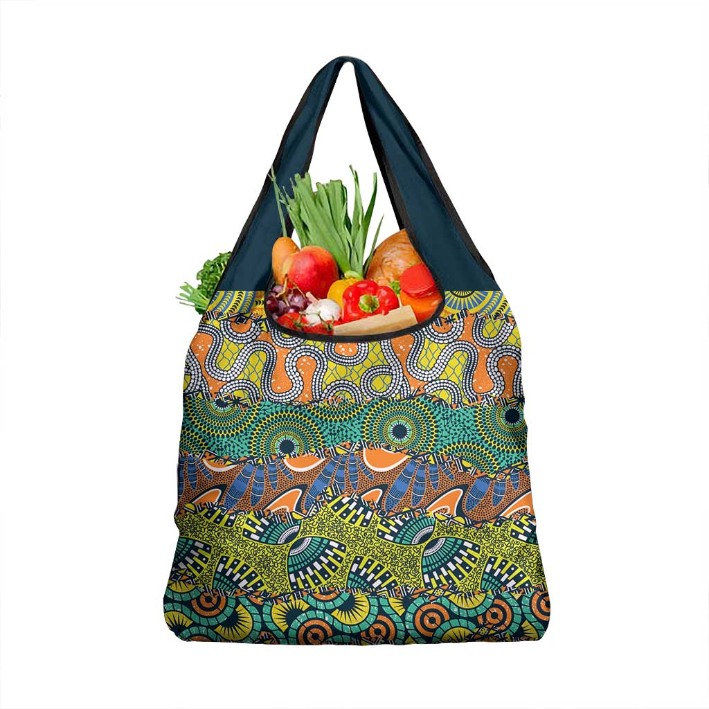 Africa Tribal Mixed Pattern Grocery Bag - African Pride