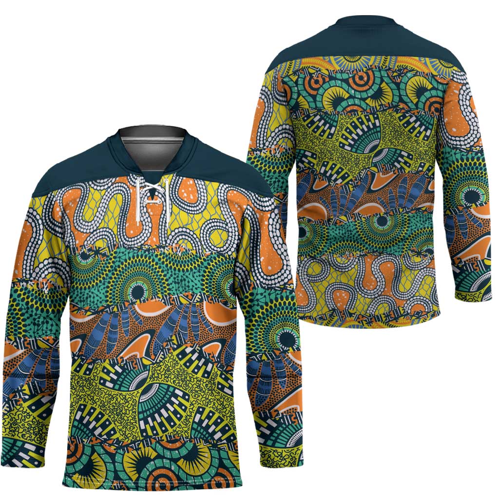 Africa Tribal Mixed Pattern Hockey Jersey