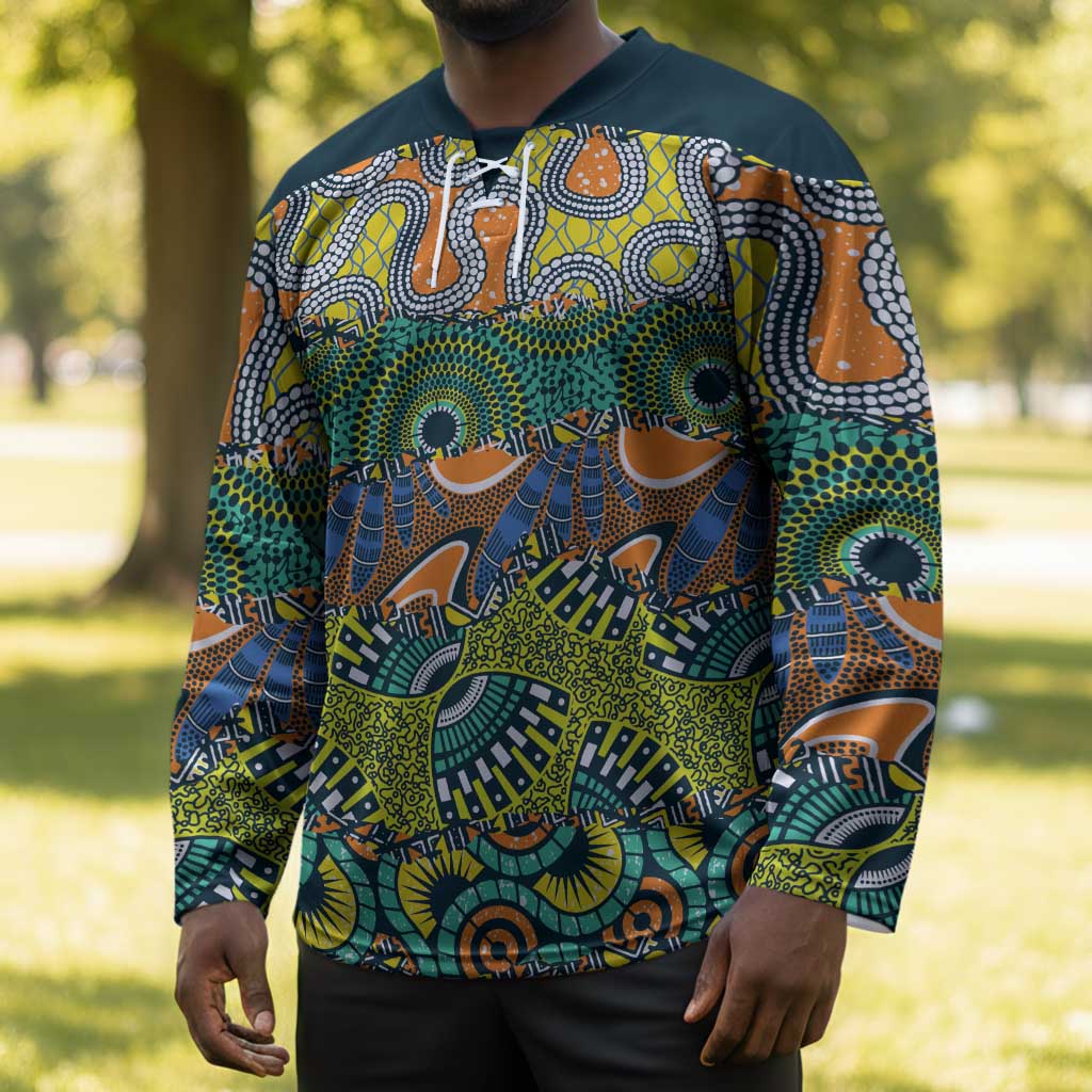 Africa Tribal Mixed Pattern Hockey Jersey