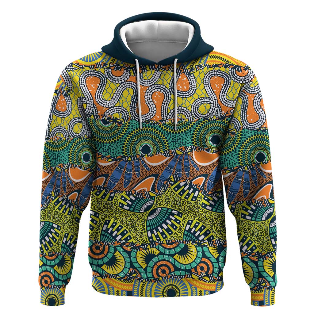 Africa Tribal Mixed Pattern Hoodie - African Pride