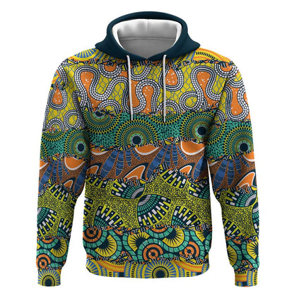 Africa Tribal Mixed Pattern Hoodie - African Pride