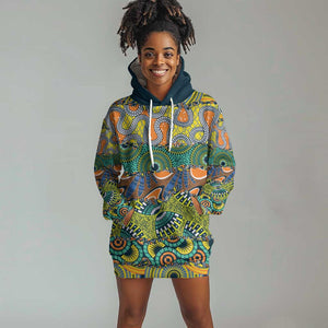 Africa Tribal Mixed Pattern Hoodie Dress - African Pride