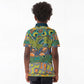 Africa Tribal Mixed Pattern Kid Polo Shirt - African Pride