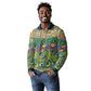 Africa Tribal Mixed Pattern Long Sleeve Polo Shirt - African Pride
