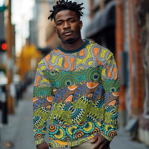 Africa Tribal Mixed Pattern Long Sleeve Shirt - African Pride