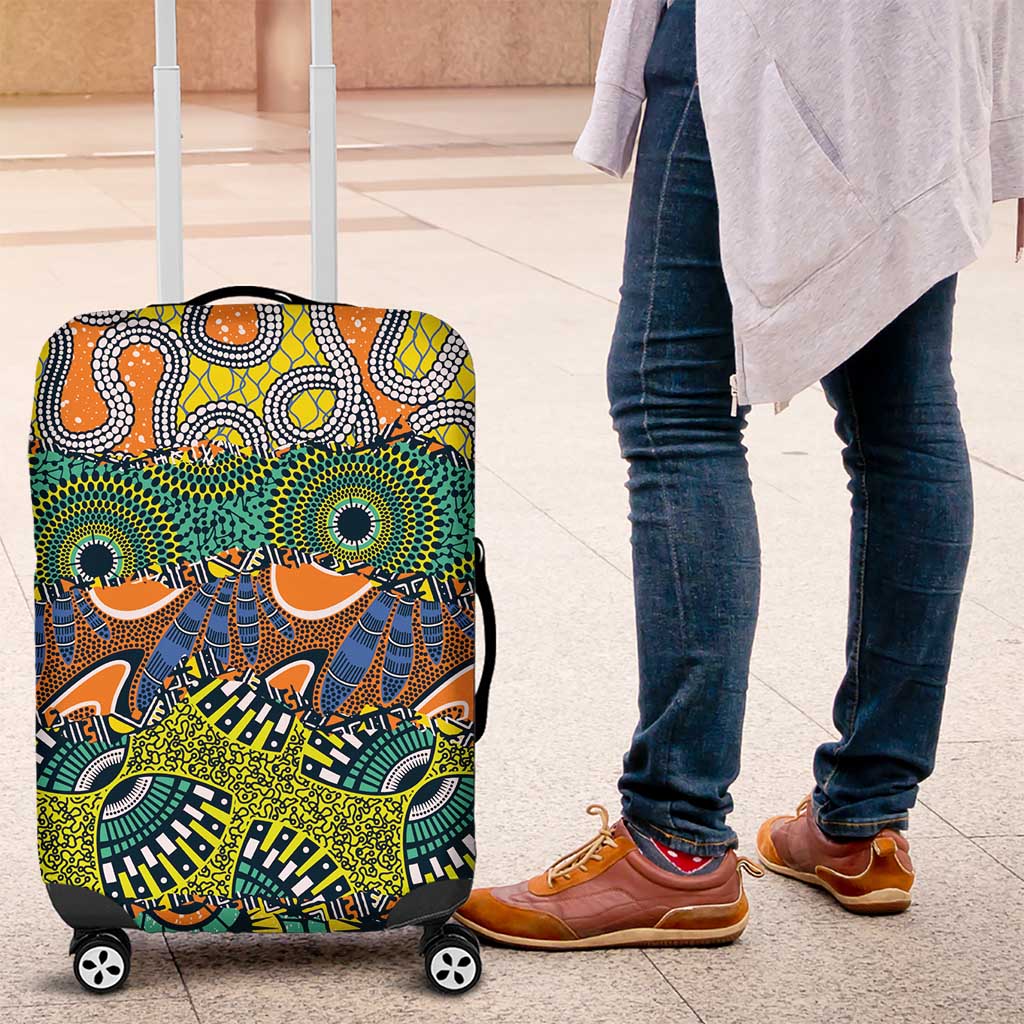 Africa Tribal Mixed Pattern Luggage Cover - African Pride