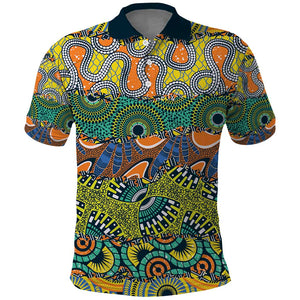 Africa Tribal Mixed Pattern Polo Shirt - African Pride