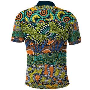 Africa Tribal Mixed Pattern Polo Shirt - African Pride