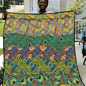 Africa Tribal Mixed Pattern Quilt - African Pride