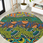 Africa Tribal Mixed Pattern Round Carpet - African Pride