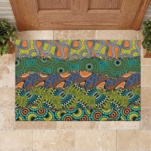 Africa Tribal Mixed Pattern Rubber Doormat - African Pride
