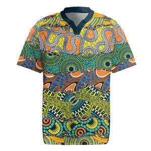 Africa Tribal Mixed Pattern Rugby Jersey - African Pride