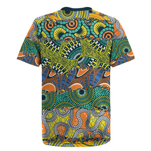 Africa Tribal Mixed Pattern Rugby Jersey - African Pride