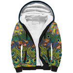 Africa Tribal Mixed Pattern Sherpa Hoodie - African Pride