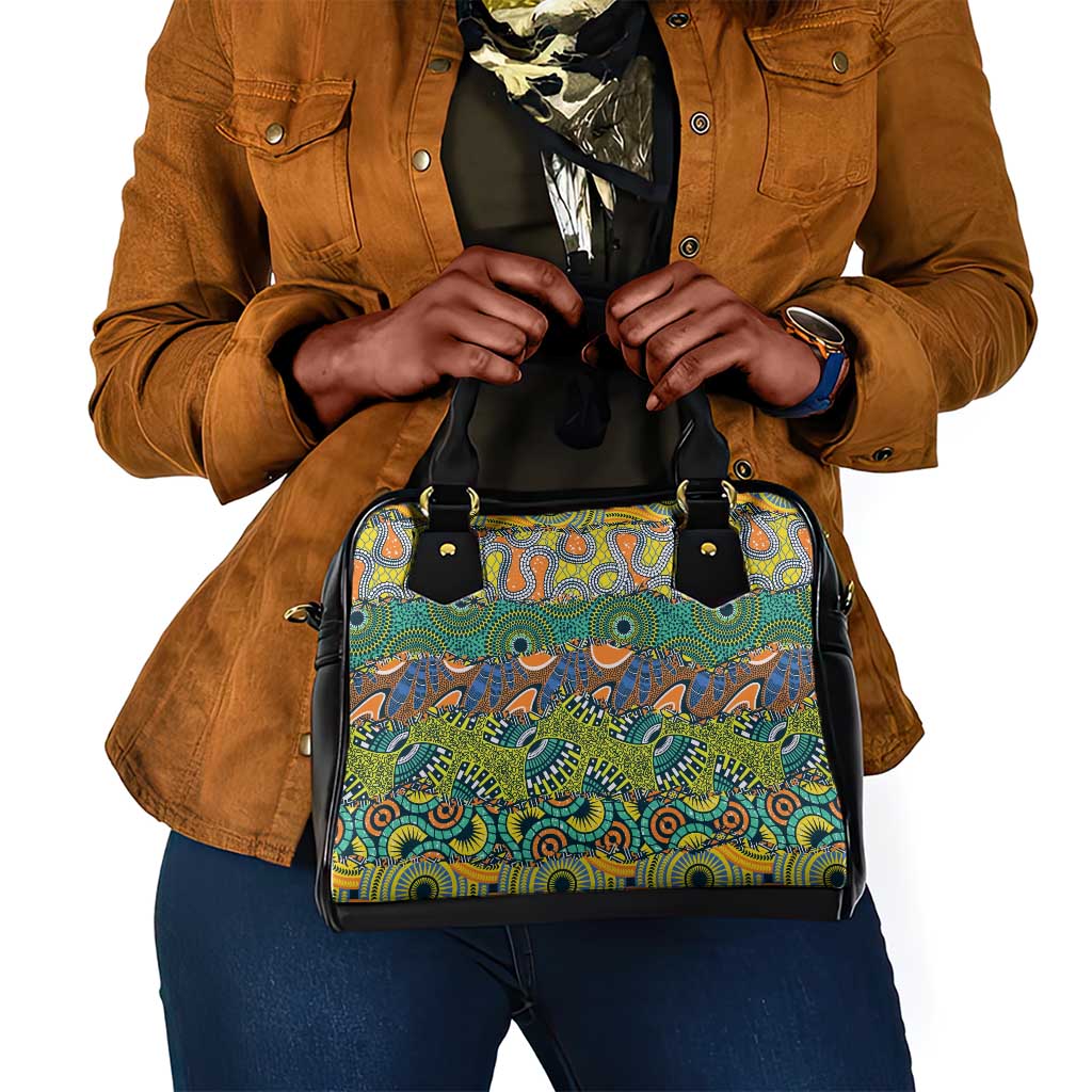 Africa Tribal Mixed Pattern Shoulder Handbag - African Pride